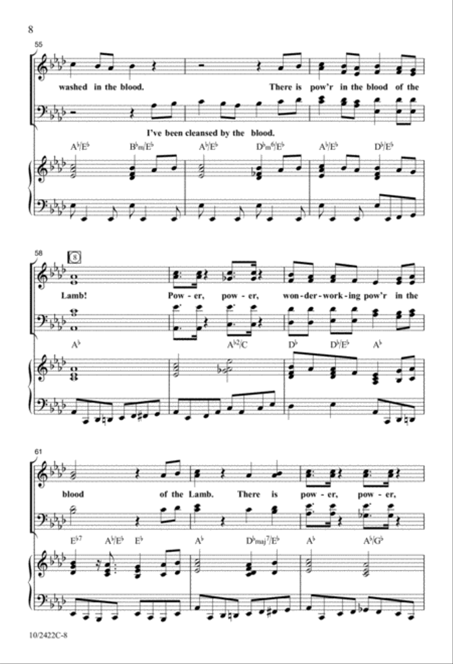 Washed in the Blood 4-Part scores gallery preview page 8