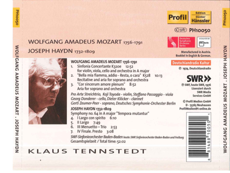 Tennstedt Conducts Mozart & Ha