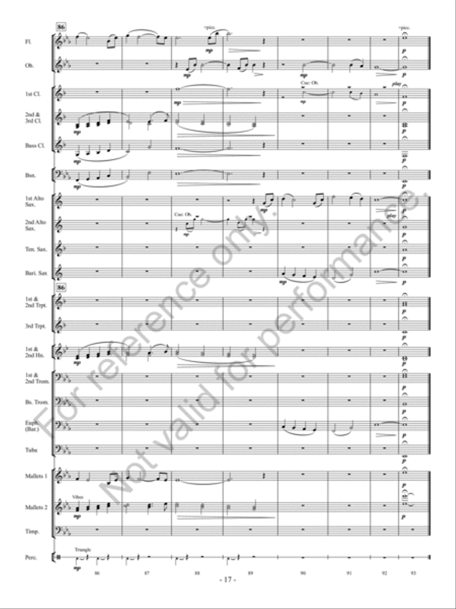 The Meeting Place Concert Band scores gallery preview page 18