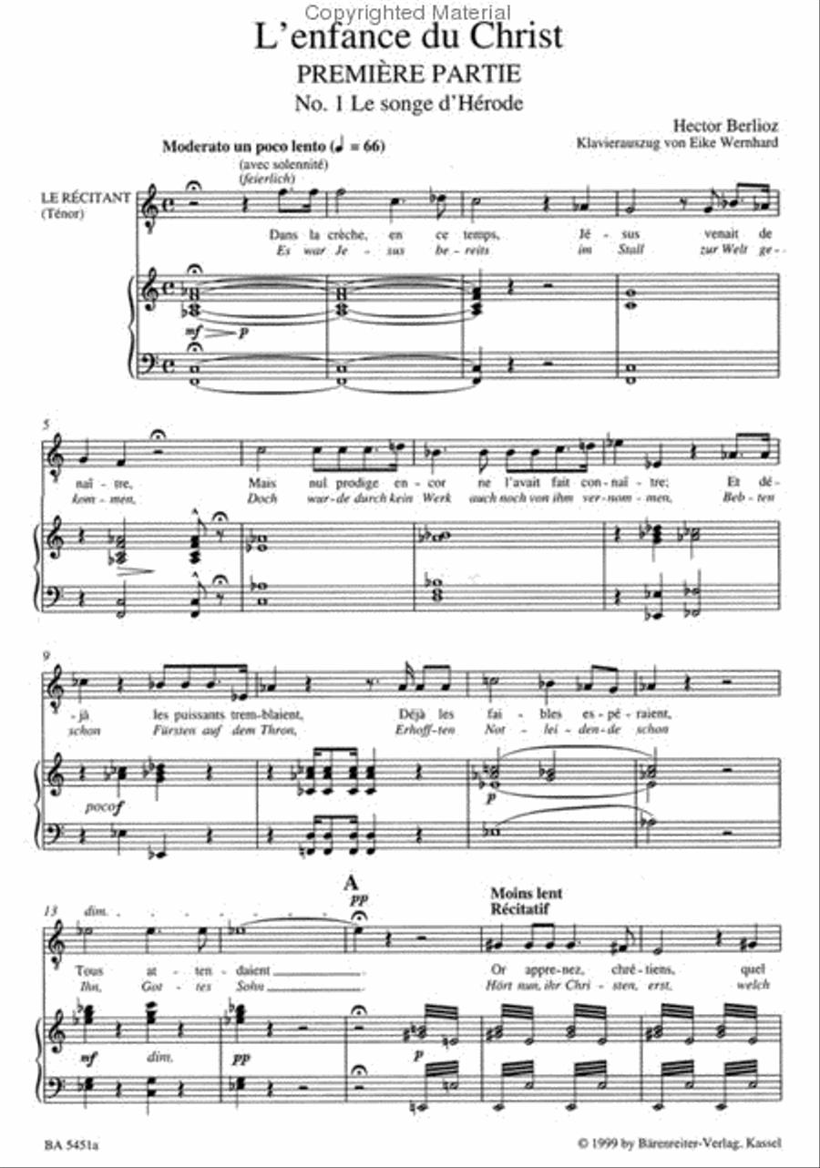 L'enfance du Christ, op. 25 Holoman 130 L'enfance du Christ, op. 25 Holoman 130 SSAATTBB scores gallery preview page 2