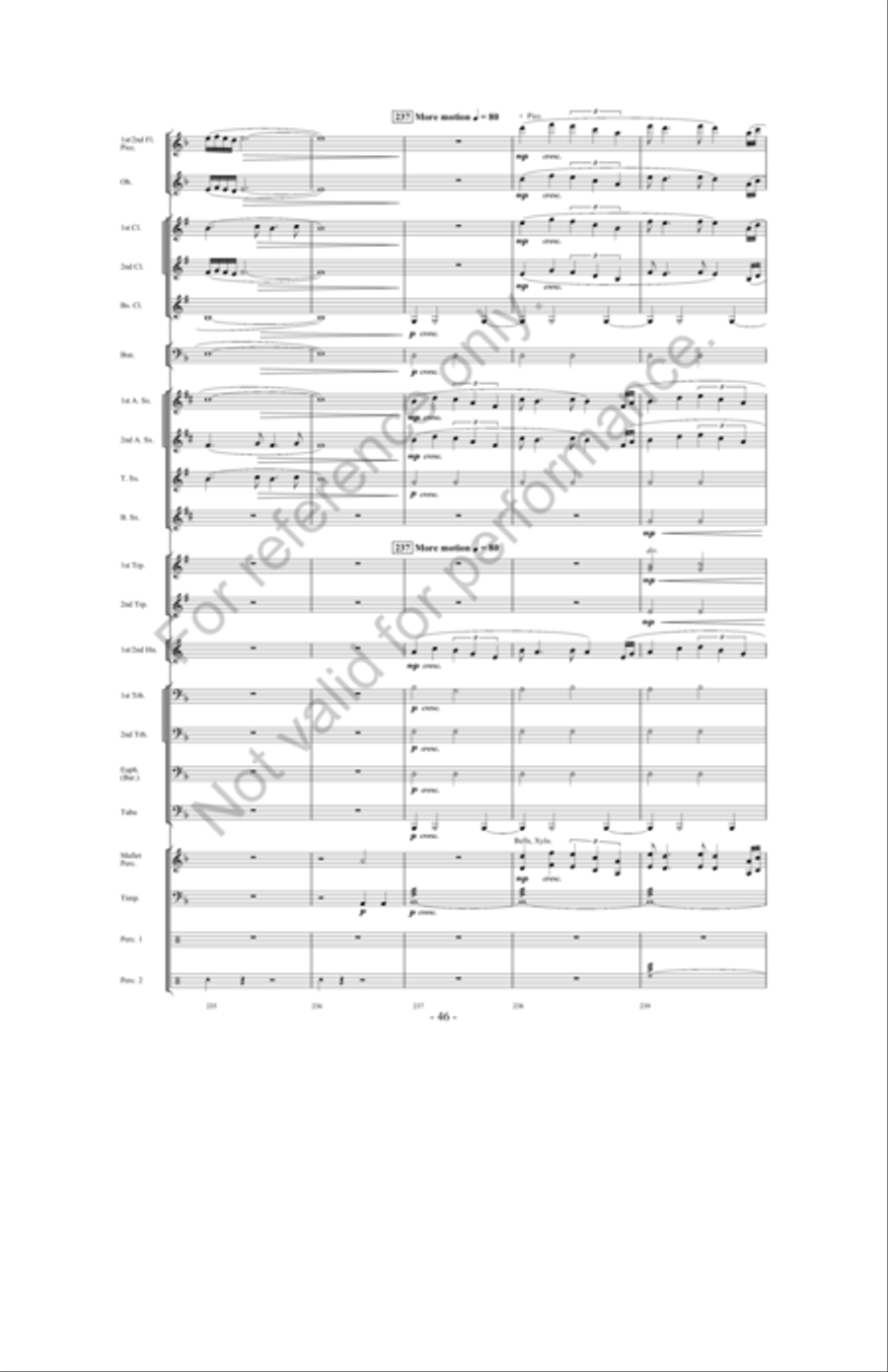 Zeus: King Of The Gods Concert Band scores gallery preview page 45