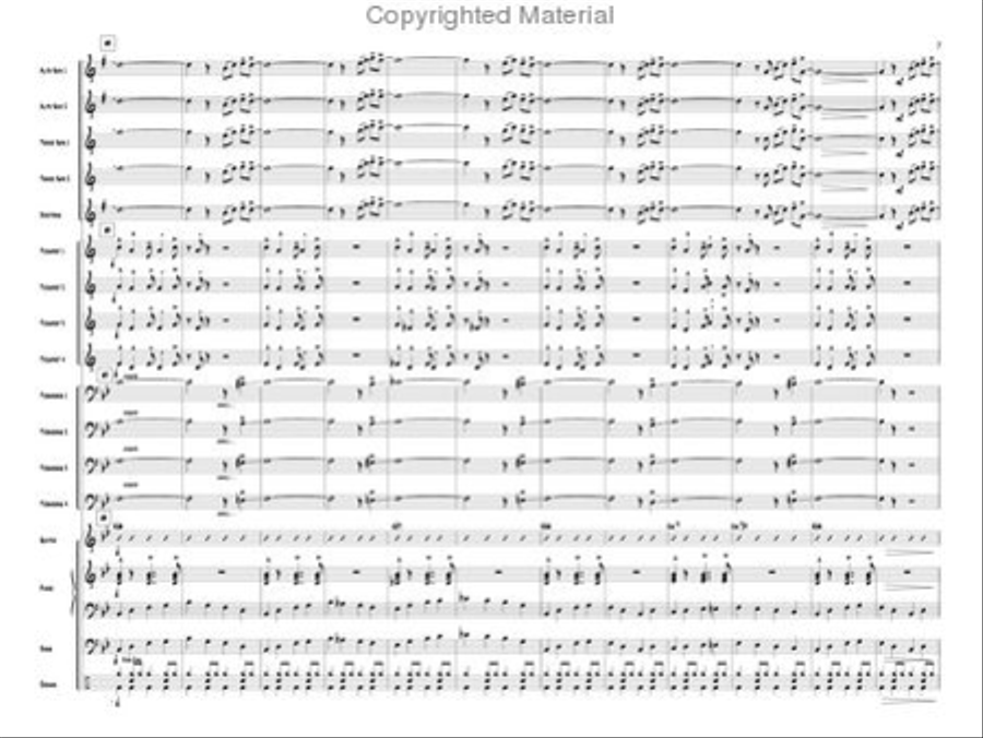 One, Two, Ready, Swing! Jazz Ensemble scores gallery preview page 8