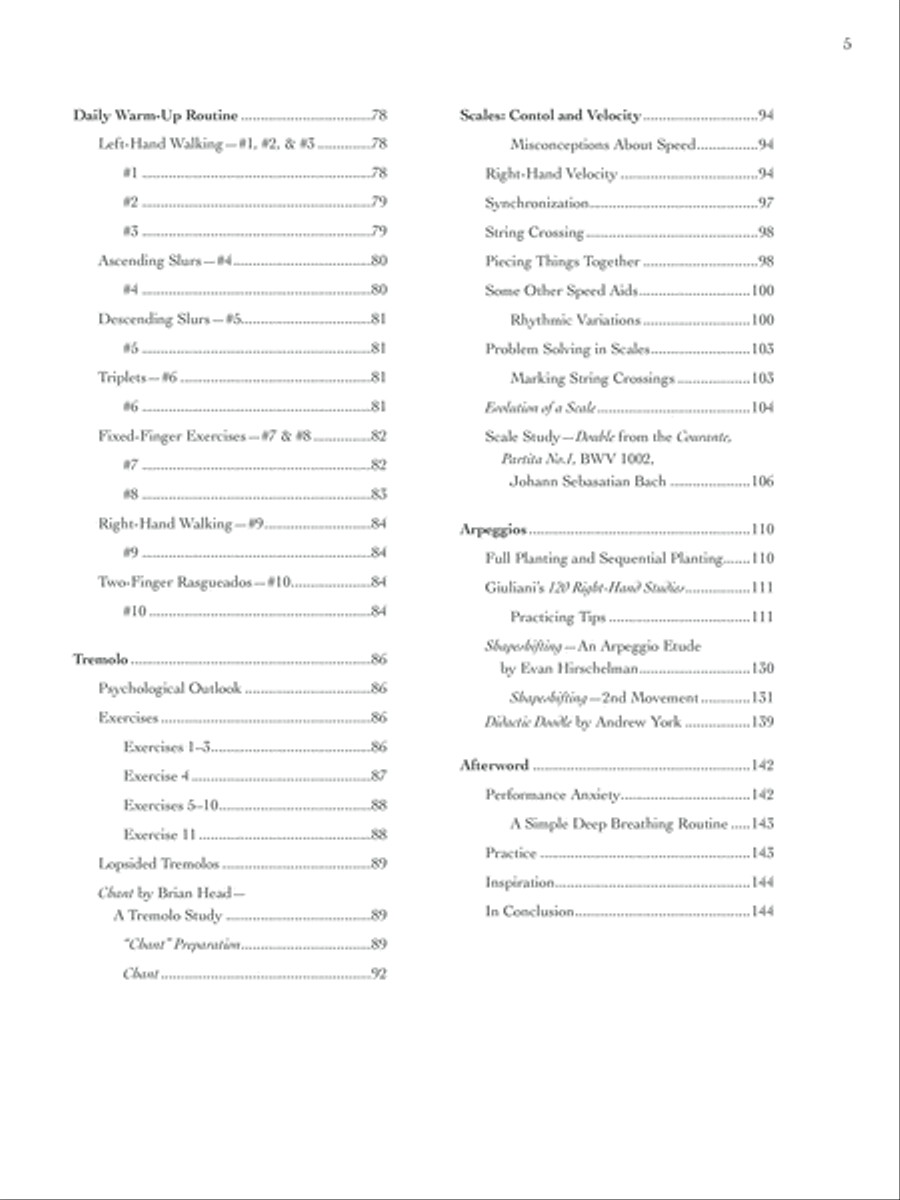 Pumping Nylon -- Complete Acoustic Guitar scores gallery preview page 5