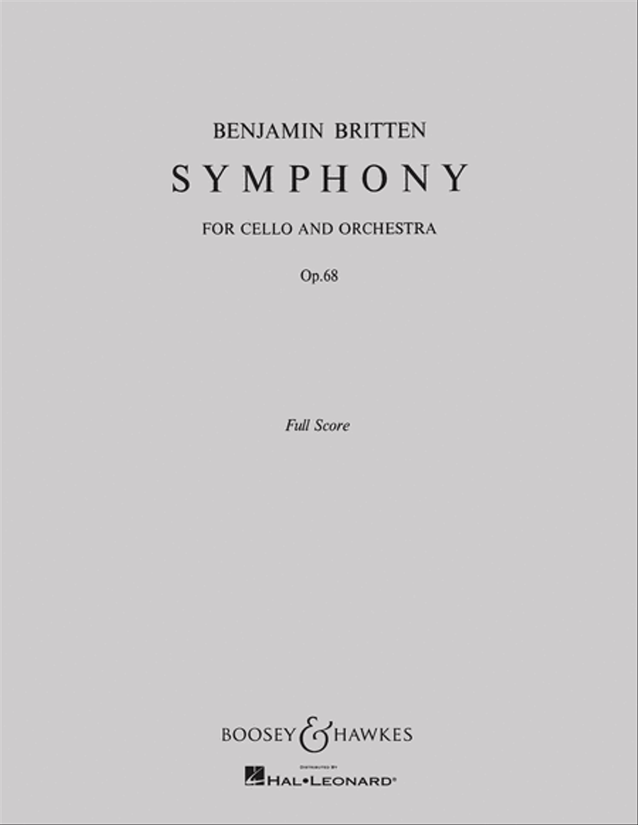 Book cover for Symphony, Op. 68