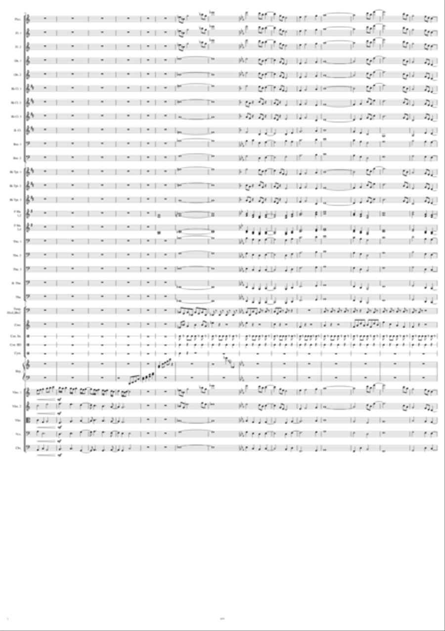 A Beautiful World Full Orchestra scores gallery preview page 2