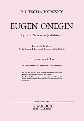 Book cover for Eugene Onegin op. 24 CW 5