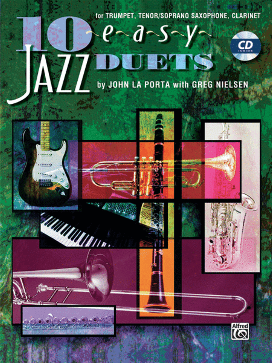 10 Easy Jazz Duets - Bb Edition Clarinet scores gallery preview page 1