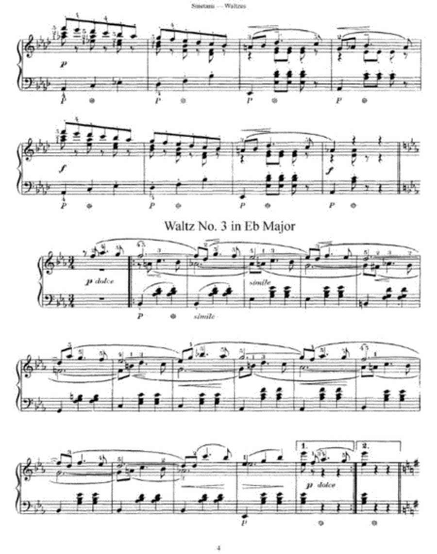Bedrich Smetana - Waltzes No. 1 in C Minor