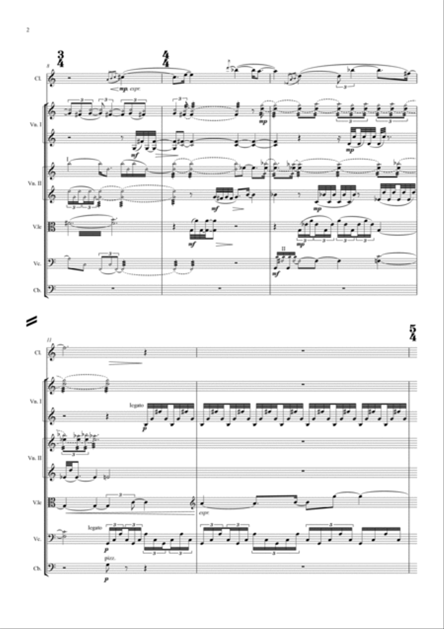 Giuseppe Colardo: PICCOLO CONCERTO (ES 873) - Score Only String Orchestra scores gallery preview page 4