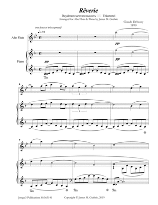 Debussy: Reverie for Alto Flute & Piano