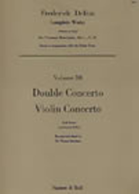 Double Concerto for Violin, Cello and Orchestra (ed Beecham)