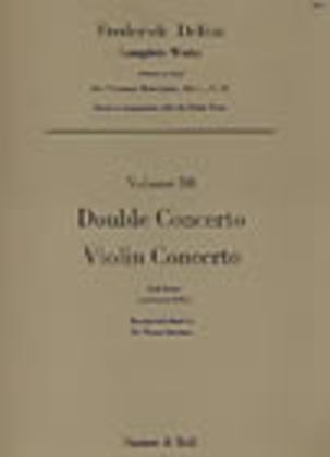 Book cover for Double Concerto for Violin, Cello and Orchestra (ed Beecham)