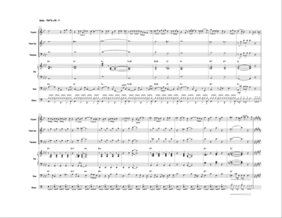 That's Life Jazz Ensemble scores gallery preview page 4