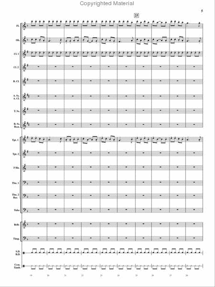 A Celebration of Hanukkah Concert Band scores gallery preview page 4