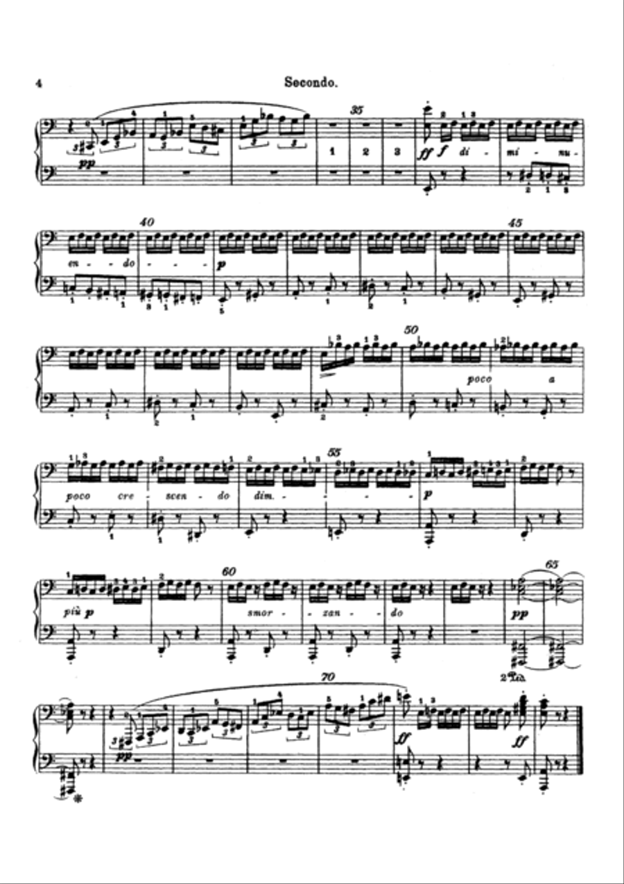 Bizet Children's Games, for piano duet(1 piano, 4 hands), PB812 1 Piano, 4-Hands scores gallery preview page 3