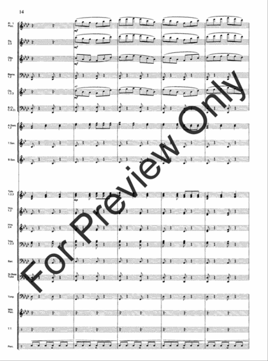 Emmanuel Variants Concert Band scores gallery preview page 16