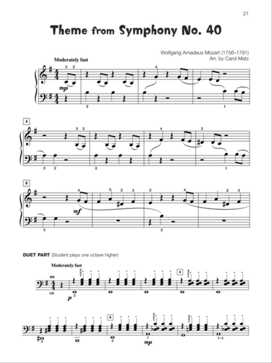 Famous & Fun Classic Themes, Book 3 Piano Method scores gallery preview page 13