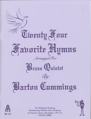 Book cover for 24 Favorite Hymns