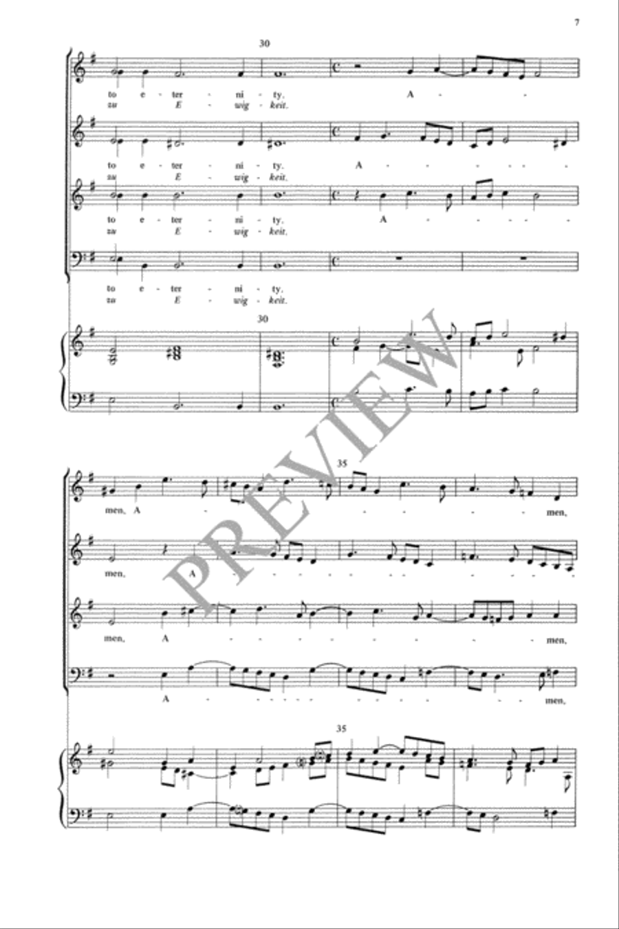 Glory to the Father 4-Part scores gallery preview page 8