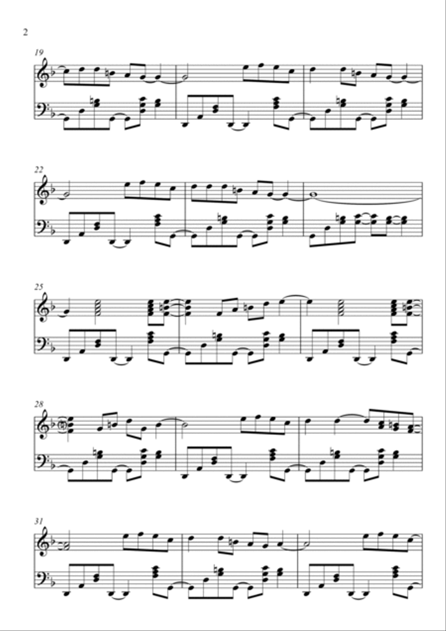 Holding Back The Years Piano Solo scores gallery preview page 2