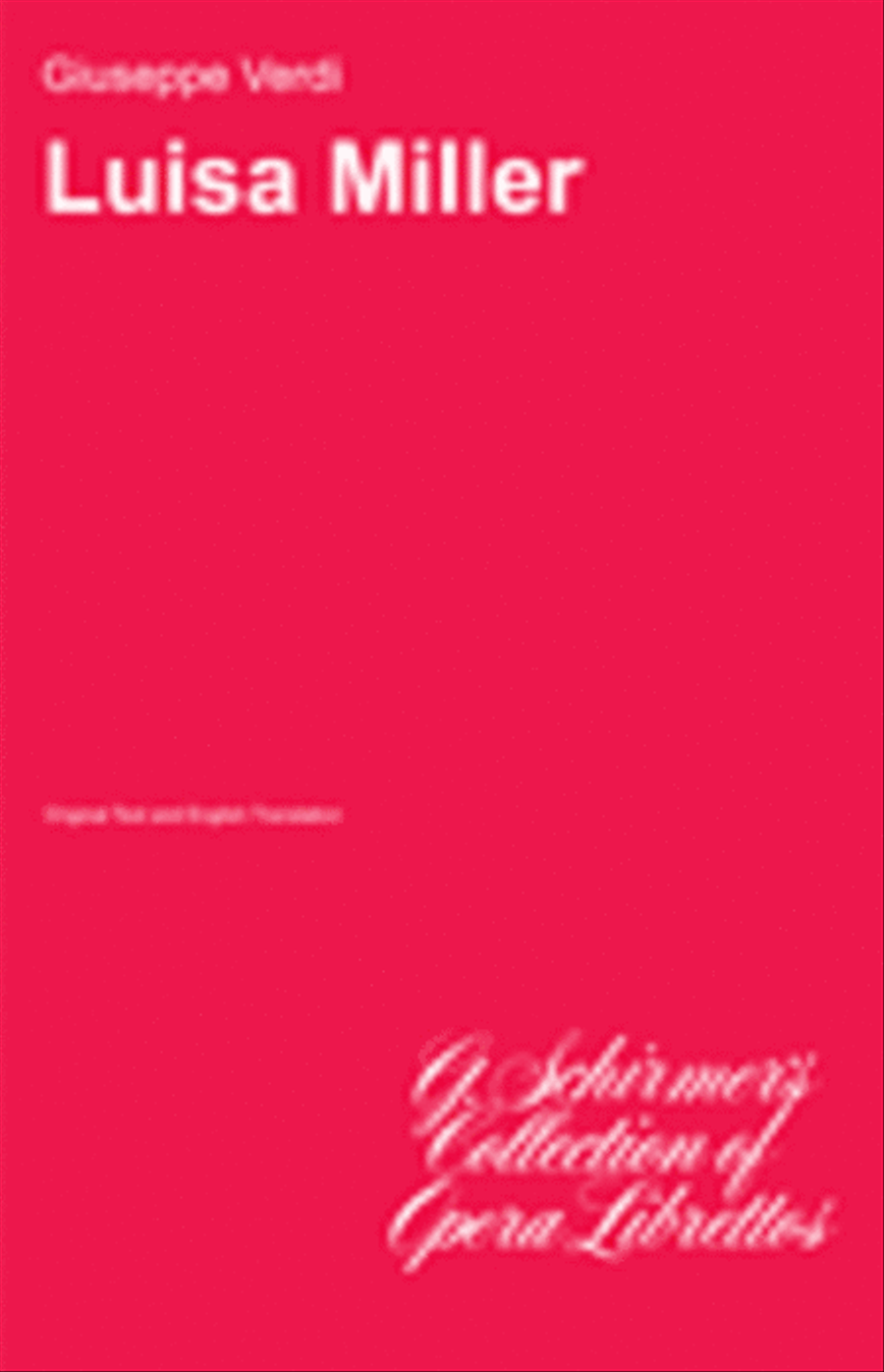 Luisa Miller Luisa Miller Voice scores gallery preview page 1