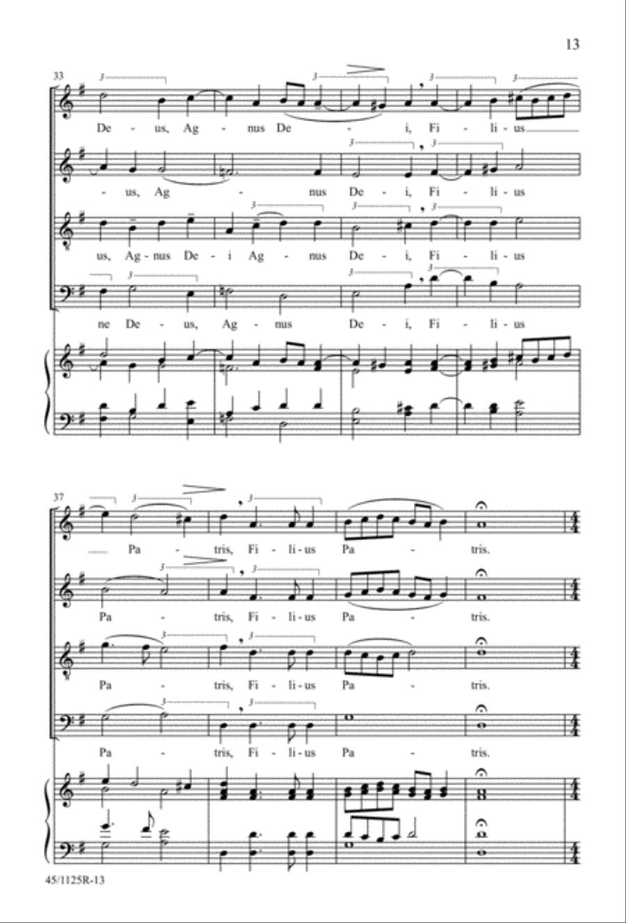 Missa super Dixit Maria Missa super Dixit Maria 4-Part scores gallery preview page 15