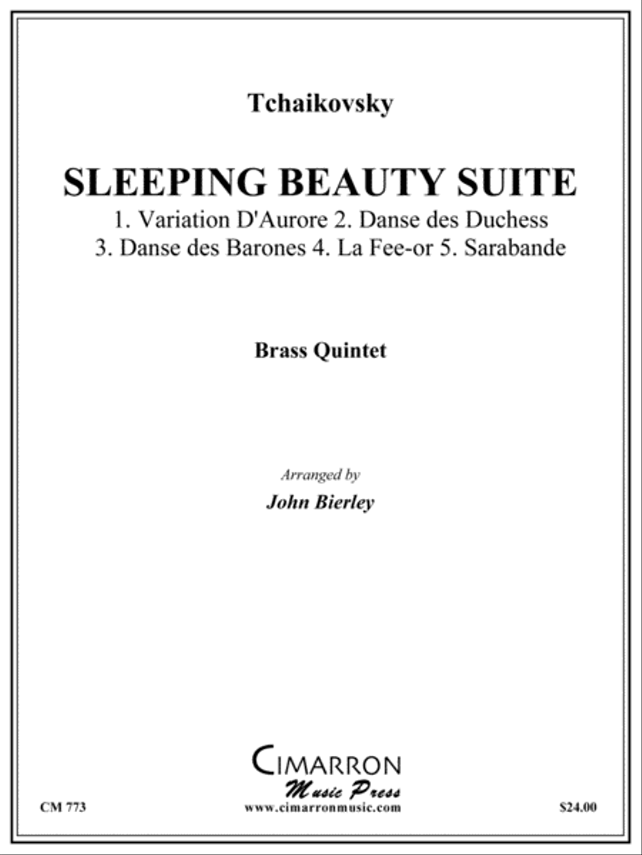 Sleeping Beauty Suite Brass Quintet scores gallery preview page 1