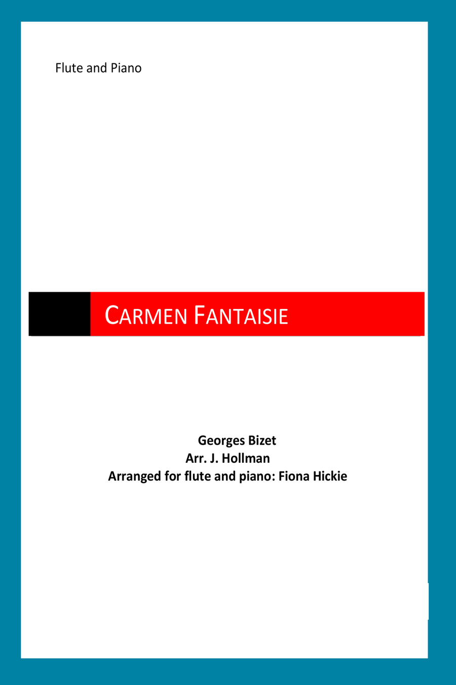 Carmen Fantaisie Flute Solo scores gallery preview page 1