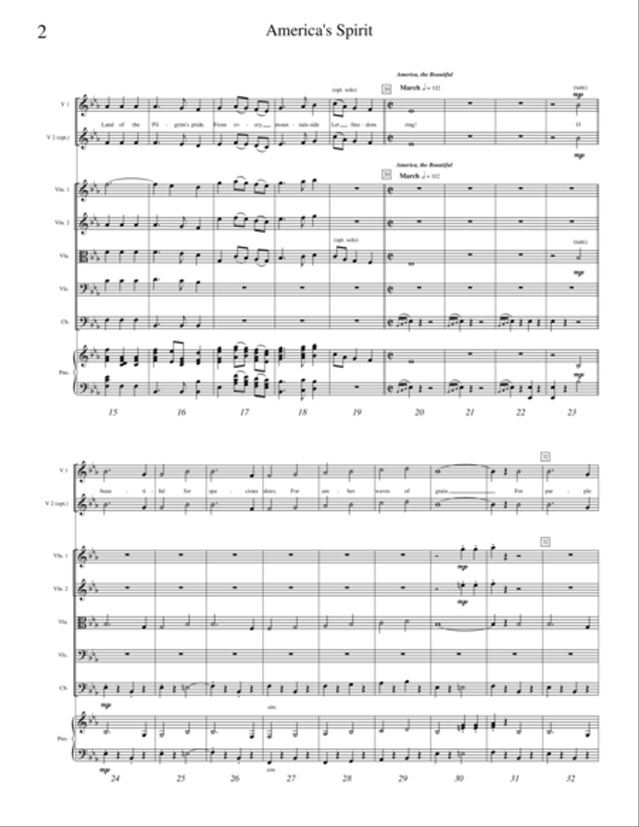 America's Salute String Orchestra scores gallery preview page 3
