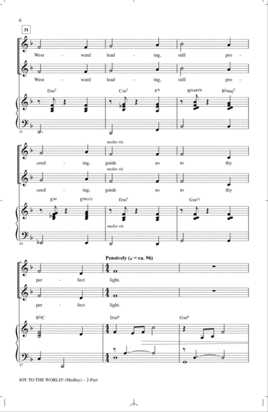 Joy To The World! (Medley) 2-Part scores gallery preview page 4