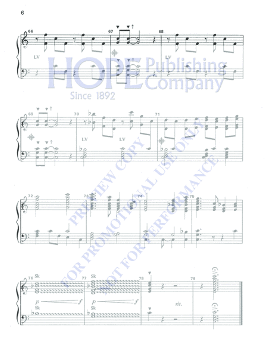 The Wonder of Christ's Birth 4-Part scores gallery preview page 6