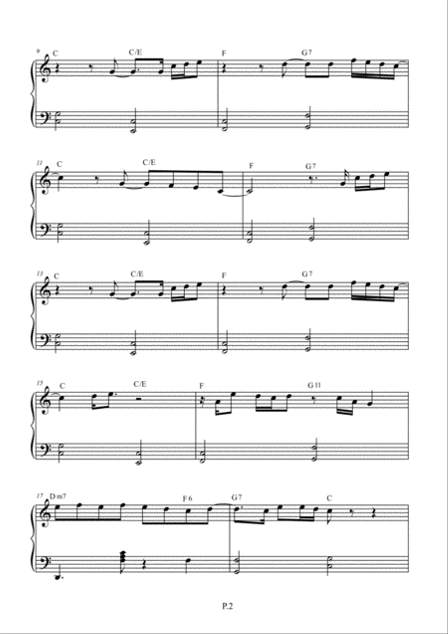 Thinking Out Loud Easy Piano scores gallery preview page 6