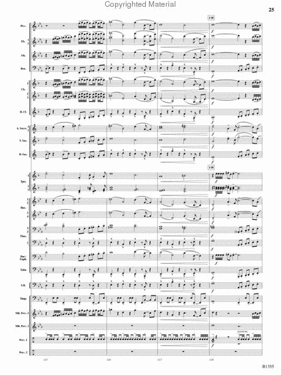 With Ever Joyful Hearts Concert Band scores gallery preview page 23
