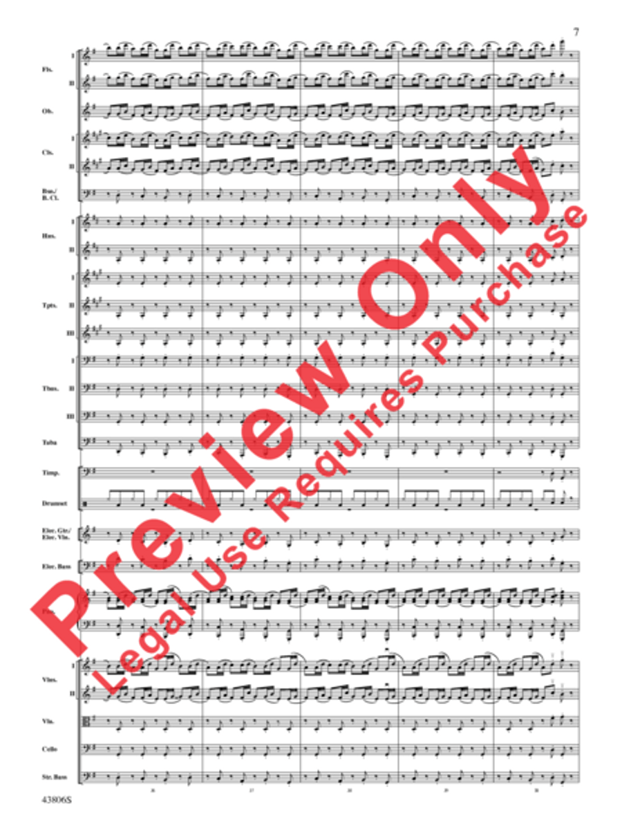A Mad Russian's Christmas Full Orchestra scores gallery preview page 35