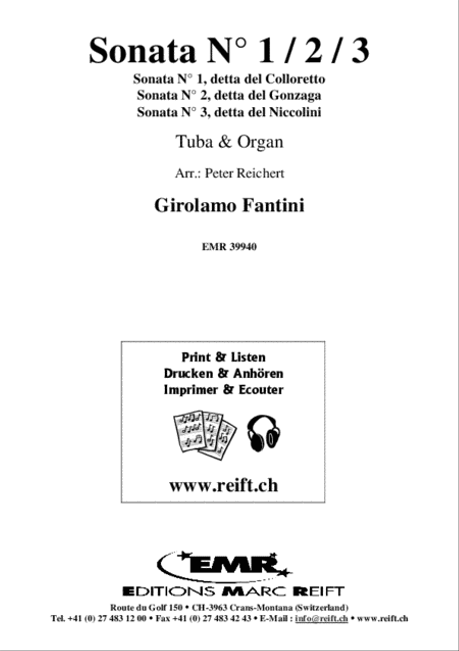 Sonata No. 1 / 2 / 3 Tuba scores gallery preview page 2