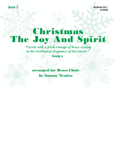 Christmas The Joy & Spirit - Book 2 - Baritone BC