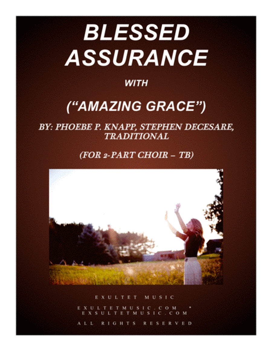 Blessed Assurance (with "Amazing Grace") (for 2-part choir - (TB) image number null