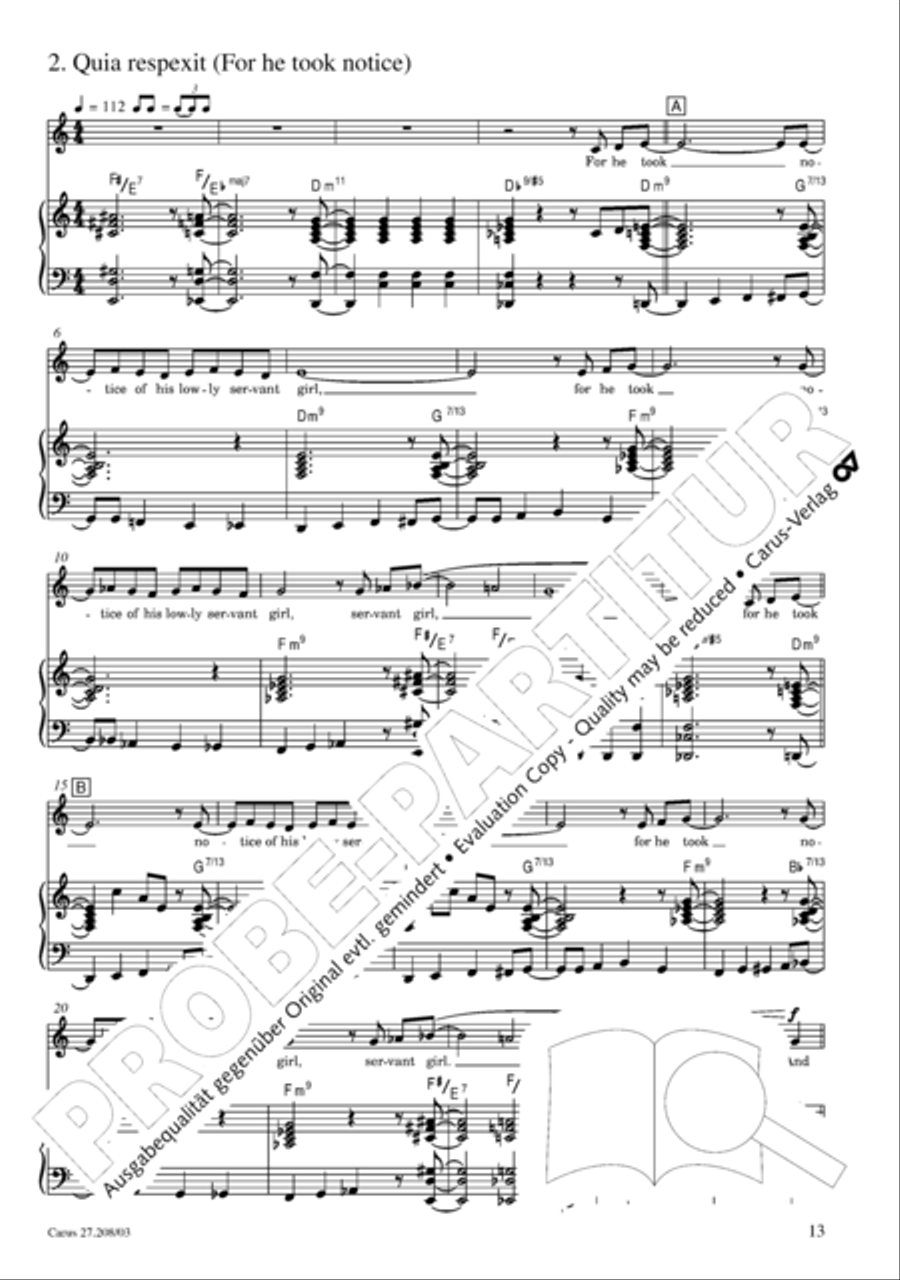 Magnificat 4-Part scores gallery preview page 14