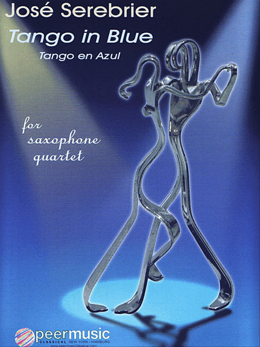 Tango in Blue Saxophone Quartet scores gallery preview page 1