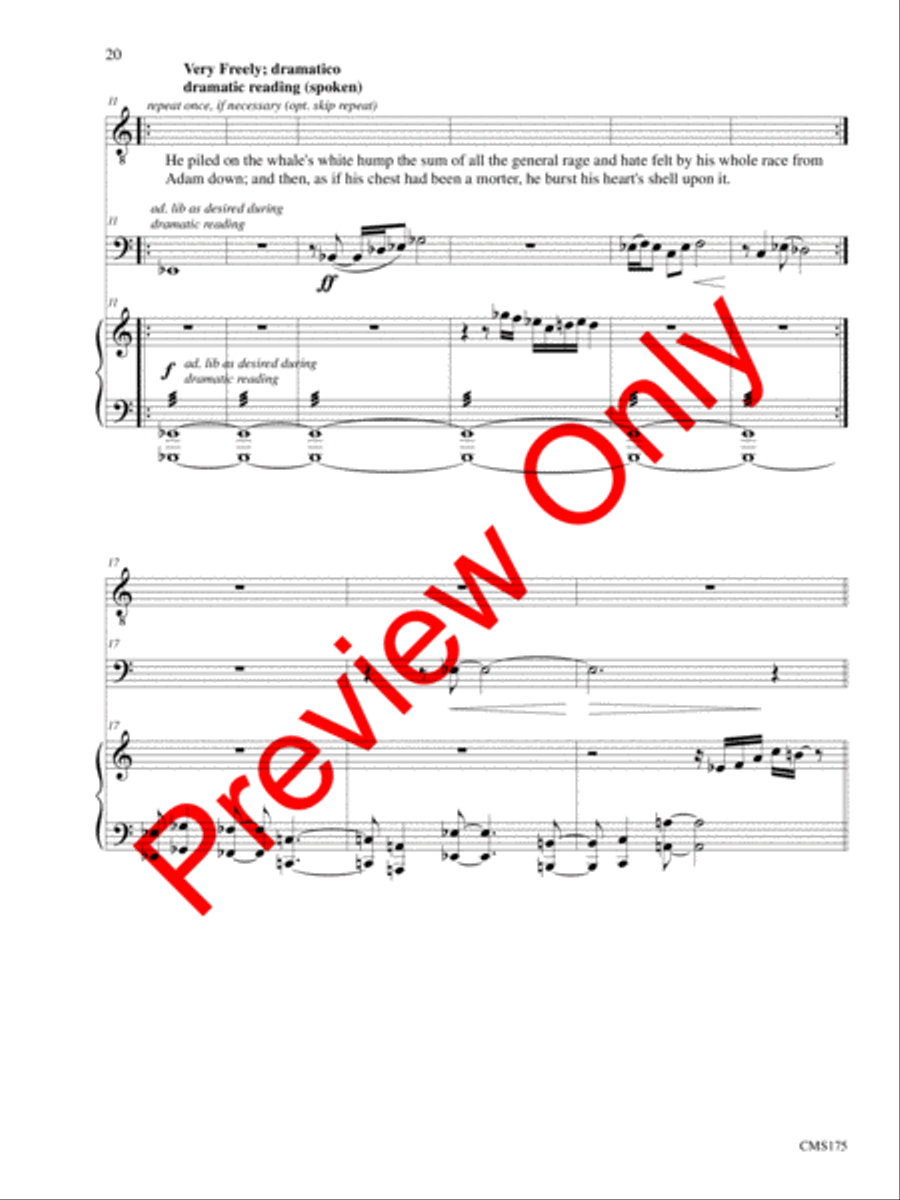 Songs of Solemn Confession: A Song Cycle Bassoon scores gallery preview page 21