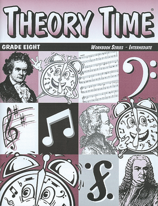 Book cover for Theory Time Grade 8 Workbook
