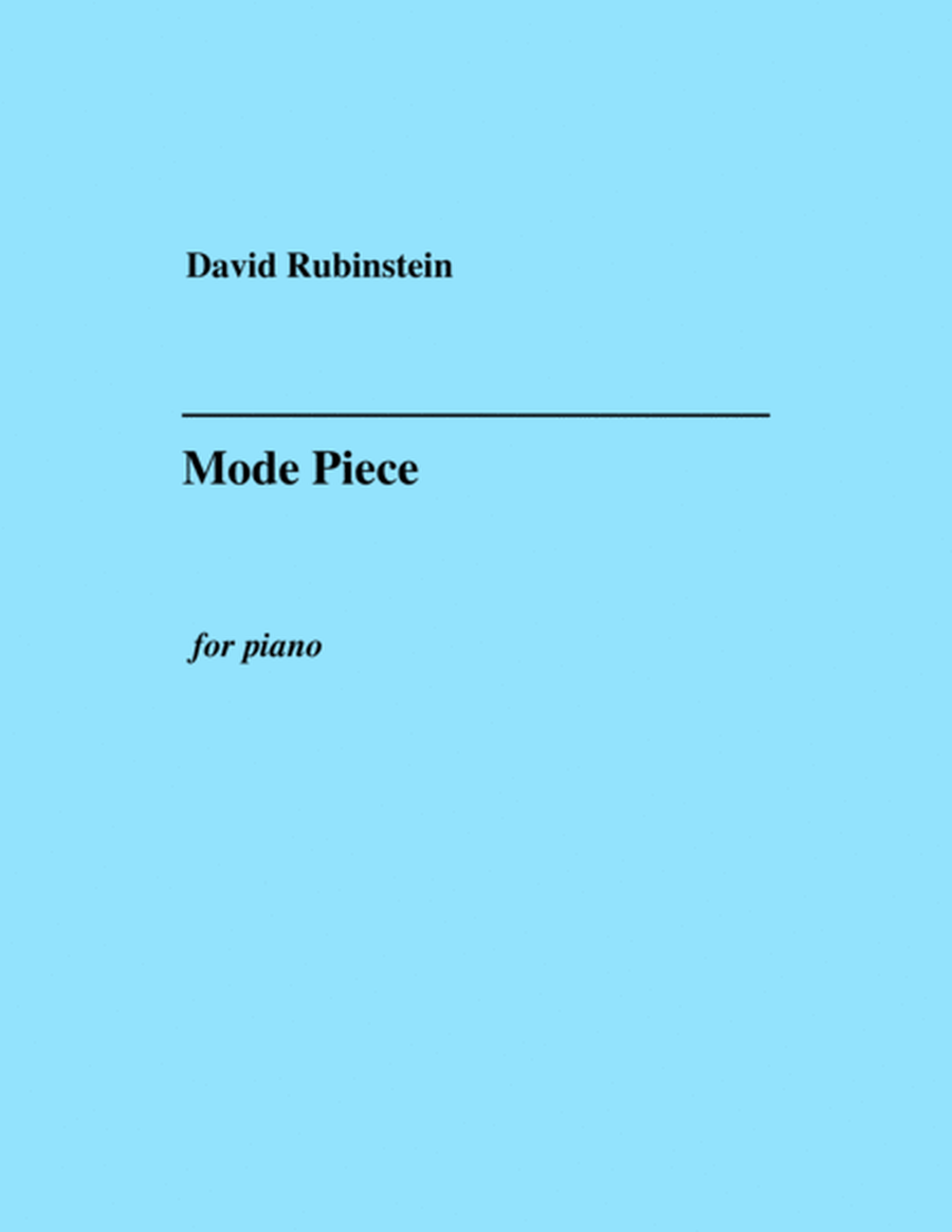 Mode Piece