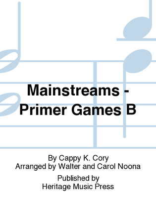 Book cover for Mainstreams - Primer Games B