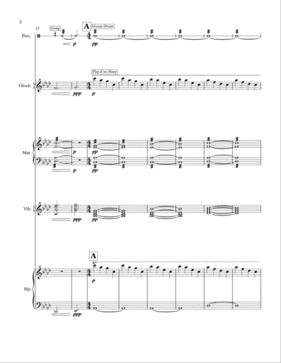 Shores Percussion Ensemble scores gallery preview page 2