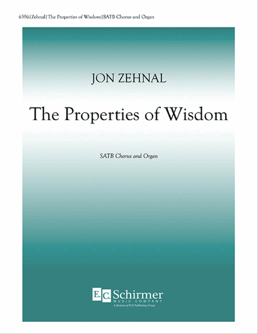 The Properties of Wisdom 4-Part scores gallery preview page 1