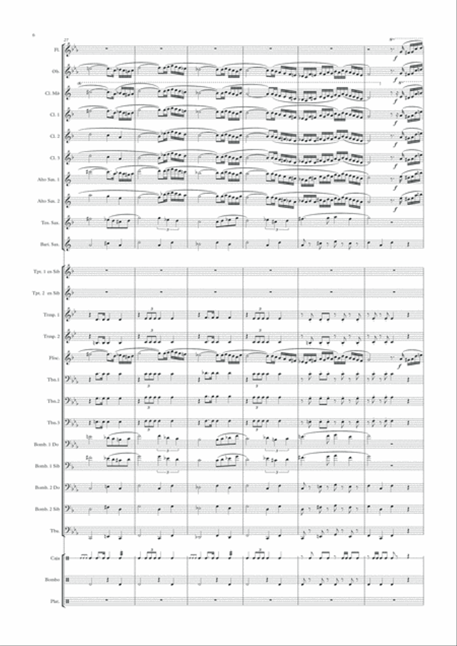 L Aniversario Concert Band scores gallery preview page 6