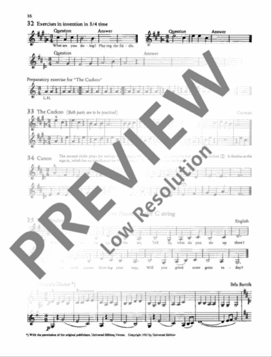 The Doflein Method Violin scores gallery preview page 17