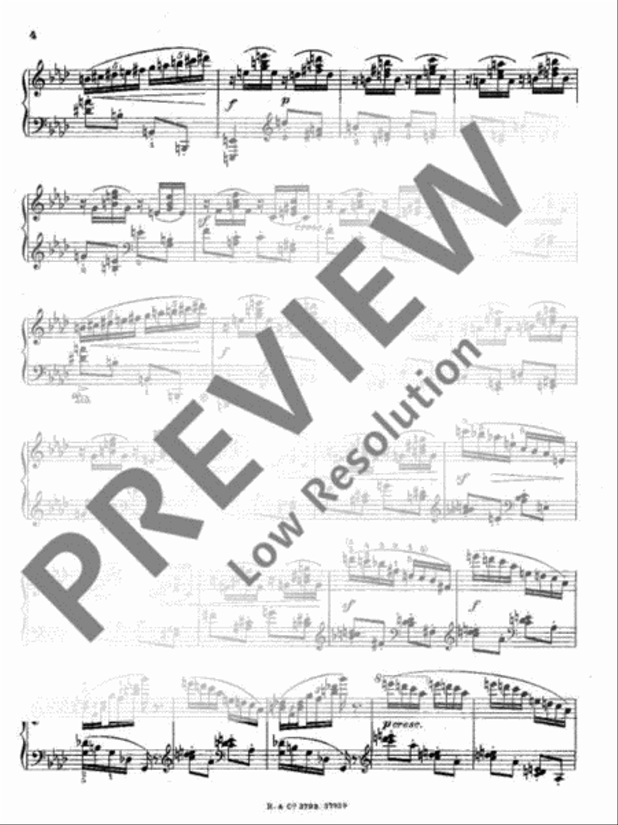 Capriccio f minor Piano Solo scores gallery preview page 5