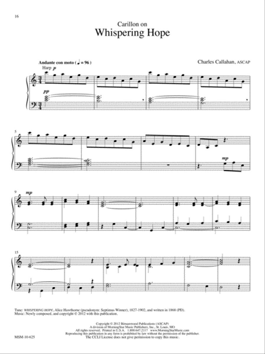 Gospel Music for Manuals Gospel Music for Manuals Organ scores gallery preview page 9
