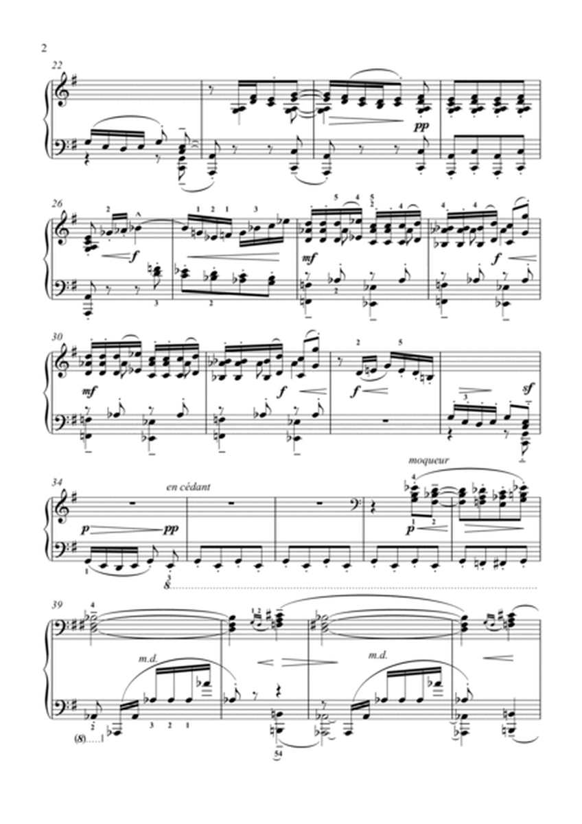 Debussy-Minstrels for piano solo image number null